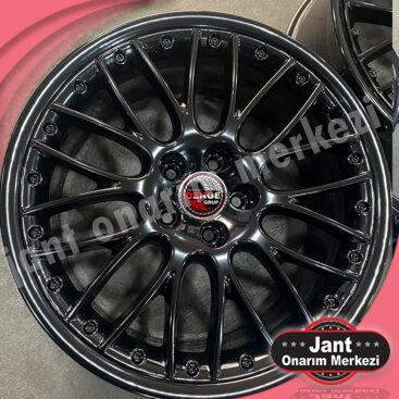 Elektrostatik Piano Black boya Jant Fırın Boya